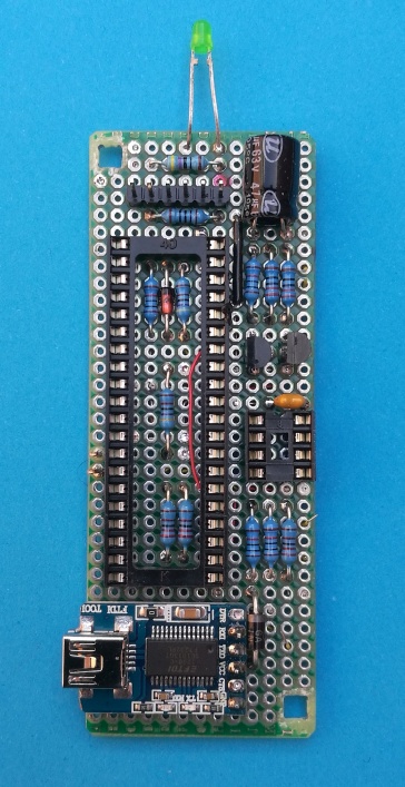 MCU board topside