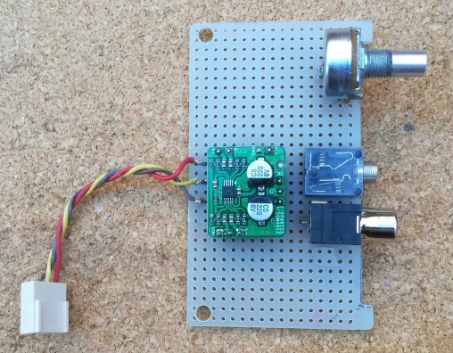 Synth headphone amp board