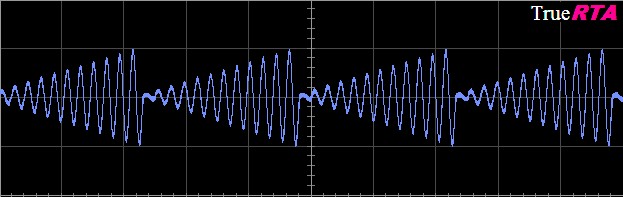 Scope Trace - AM sine with ramp