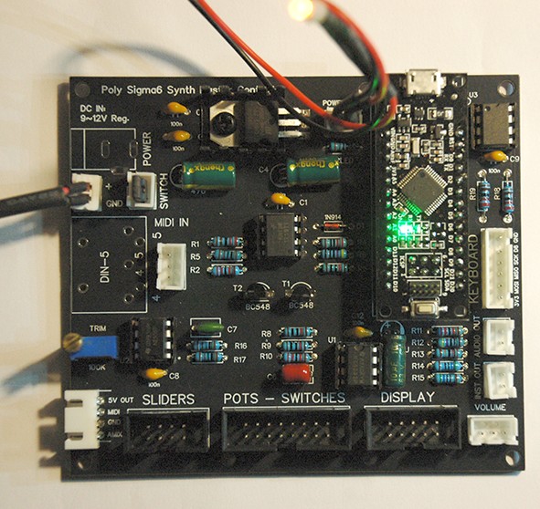 Master PCB assembly