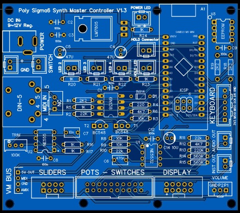 master PCB top